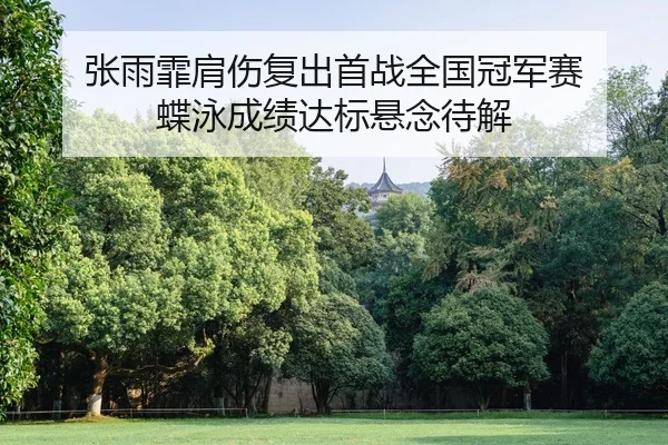 张雨霏肩伤复出首战全国冠军赛 蝶泳成绩达标悬念待解